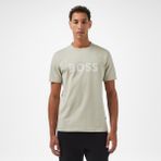 Boss Te Logotexture Erkek Bej T-Shirt - 271-Bej