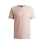BOSS Thompson 01 erkek tişörtü, pamuk jarseden, logo detaylı, Işık/Pastel Pembe 682, 3XL