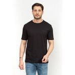 BOSS Thompson Erkek Bisiklet Yaka T-shirt, Siyah, S Beden