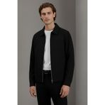 Bossago Erkek Yüksek Kalite Astarlı Regular Fit Harrington Ceket