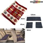 Bosse Oto Koltuk Minderi Terletmez Kilim Minder Ön Arka Set Lüks Kalın Kırmızı MDL10 - Desenli
