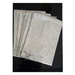 BossPack Metalize Bantlı (70X50CM) Jelatin Hediye Poşeti (10 ADET) - Desenli Hediye Poşeti