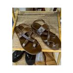 Bostini Sandals Stil Tarz El Yapımı Doğal Deri Kösele Erkek Bodrum Sandaleti