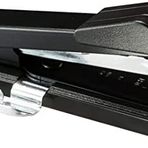 Bostitch Office B8 PowerCrown seyahat ve çalışma masası zımbası, 30 yaprak, dayanıklı metal, siyah