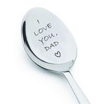 Boston Creative Company Gravürlü I love you Dad Kaşık Buz Kaşığı, Baba, En çok satılan ürün, baba için hediyeler, baba, baba, hediyeler, yeni baba, hediyeler, baba, oğul için hediyeler