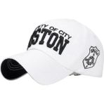 Boston Vintage Beyaz Kep Şapka - Standart