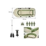 Bot Voyager Set X4 350X145cm 4 Kisilik Bot Kurek Pompa Set
