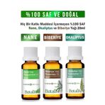 Botalife %100 Saf Nane Yağı, Okaliptüs Yağı ve Biberiye Yağı 20ml Üçlü Set nane-okaliptus-biberiye20