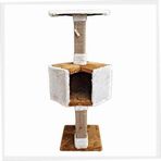 Botar İkonik Kedi Evi 35-35-120Cm Camel