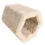 Botar Premium Hexagon Kedi Yatağı - Krem
