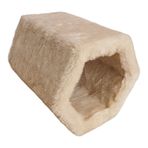 botaruretim Hexagon Premium Kedi Yatağı - Krem
