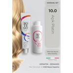 botegohair Profesyonel Krem Saç Boyası - 10.0 Açık Platin 100 ml - 20 Volume 150 ml Oksidan SET