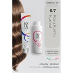 botegohair Profesyonel Krem Saç Boyası - 6.7 Koyu Kumlu Kumral 100 ml - 20 Volume 150 ml Oksidan SET