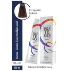 botegohair Profesyonel Krem Saç Boyası - 8.11 Yoğun Küllü Açık Kumral 100 ml - Plex, Keratin, Seramid
