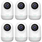Botslab 360+ C211 2k Pro Medium Bundle Wifi 360 Akıllı Güvenlik Kamerası Bebek Monitörü Evcil Hayvan Kamerası İç Mekan Kamerası Ip Kamera 6'lı Paket