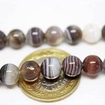 Botswana Akik Taşı 8Mm/3 Adet