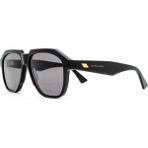 Bottega Veneta BV1034S 001 Siyah Füme Geometrik Kadın Güneş Gözlüğü 57-15