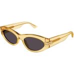 Bottega Veneta BV1189S 004 Sarı Füme Cat Eye Kadın Güneş Gözlüğü 53-21