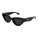 Bottega Veneta BV1249S 001 53 Kadın Cat Eye Siyah Kemik Güneş Gözlüğü