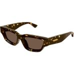 Bottega Veneta BV1250S 002 Kahverengi Cat Eye Kadın Güneş Gözlüğü 53-20
