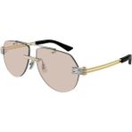 Bottega Veneta Güneş Gözlüğü BV1342S 002 59-13 / Unisex Güneş Gözlüğü - Gümüş