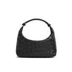 Bottega Veneta İkonik Dokuya Sahip Mini Çanta - Siyah