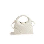 Bottega Veneta Mini Hop Çanta - Beyaz
