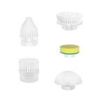 Botzi Elektrikli Spin Scrubber için Yedek Fırça Başlıkları, 5 Paket Yedek Temizleme Fırçası Başları, Banyo Cam Küvet Lavabosu için Kablosuz Temizleme Fırçası