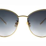 Boucheron 0058S 001 59 Unisex GOLD Köşeli Çerçeve Güneş Gözlüğü