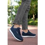 BOUIS Erkek Lacivert Günlük Konforlu Dayanıklı Rahat Hafif Yumuşak Taban Sneaker Spor Ayakkabı
