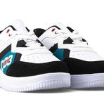 BOULDER 5334 Beden 37 Sneaker Üniseks Spor Ayakkabı BEYAZ_SİYAH_KIRMIZI (Beyaz_Siyah_Kırmızı, 37)