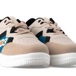 BOULDER 5334 Beden 38 Uniseks Sneaker Spor Ayakkabı BEJ_SİYAH (Bej_Siyah, 38)
