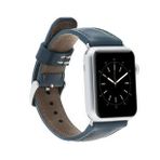 Bouletta 38-40-41 mm SNB Lacivert Apple Watch Uyumlu Deri Kordon