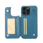 Bouletta Apple iPhone 14 Pro Max Uyumlu Deri Kılıf UBW BRN4EF