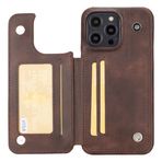 Bouletta Apple iPhone 14 Pro Max Uyumlu Deri Kılıf UBW TN3