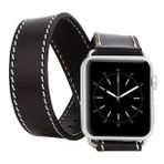 Bouletta Apple Watch Kordon, Deri, Siyah