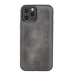 Bouletta FXC Deri Telefon Kılıfı iPhone 12 6.7inç TN18EF Gri
