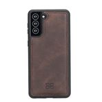Bouletta FXC Deri Telefon Kılıfı Samsung S21 Plus TN03 Kahve