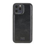 Bouletta Fxc RST1 iPhone 12 Pro Max Siyah Deri Telefon Kılıfı