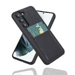 Bouletta FXCP RST1 Samsung Galaxy S22 Deri Siyah Cep Telefonu Arka Kapak