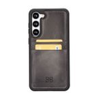 Bouletta FXCP TN18 Samsung Galaxy S23 Plus Deri Gri Cep Telefonu Arka Kapak