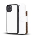 BOULETTA iPhone 14 için Cüzdan Kılıf Magsafe Uyumlu Tam Tahıl Deri, Manyetik Çıkarılabilir Folyo Telefon Cüzdan Kılıfı (2'si 1 arada) - RFID Engelleme ile 3 Kart Tutucu 6,1 inç, Beyaz