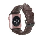 Bouletta NM1-AS3 42-44-45 mm Kahve Apple Watch Uyumlu Deri Kordon