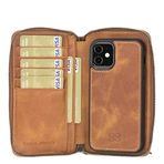 Bouletta Pouch MW Deri Telefon Kılıfı iPhone 12 5.4inç TN11 Taba RFID