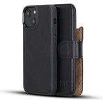 Bouletta RST1 Siyah Apple iPhone 13 Mini Uyumlu Deri Cüzdanlı Kılıf