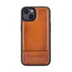 Bouletta RST2EF Apple iPhone 14 Uyumlu Deri Standlı Taba Cep Telefonu Arka Kapak
