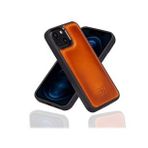 Bouletta RST2EF Taba Apple İphone 13 Mini Uyumlu Deri Arka Kapak