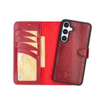 Bouletta Samsung Galaxy S24 Plus Uyumlu Deri Cüzdanlı Kılıf V4E