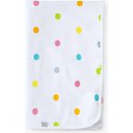 Boumini 80x100 Cm Pamuklu Çift Katlı Bebek Battaniyesi Renkli Noktalar - 80 x 100 cm