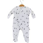 Boumini Bebek Patikli Tulum Çam Ormanı Bej - 0 - 3 Ay